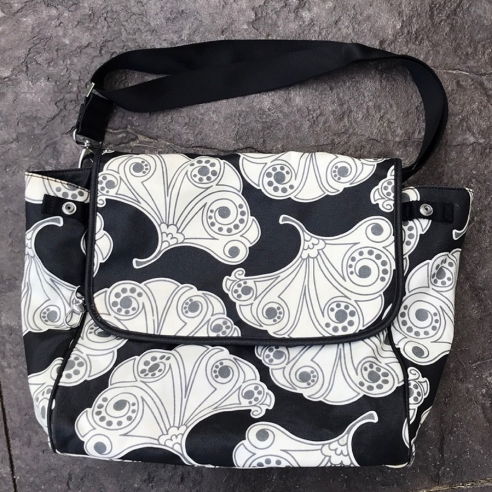 Pottery Barn Kids diaper bag messenger tote